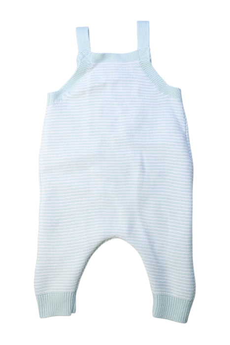 A White Long Overalls from Seed in size 3-6M for boy. (Back View)