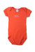 A Orange Short Sleeve Bodysuits from Petit Bateau in size 3T for boy. (Front View)