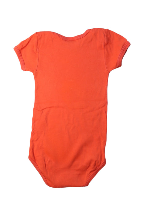A Orange Short Sleeve Bodysuits from Petit Bateau in size 3T for boy. (Back View)