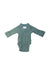 A Green Long Sleeve Bodysuits from Country Road in size Newborn for girl. (Back View)