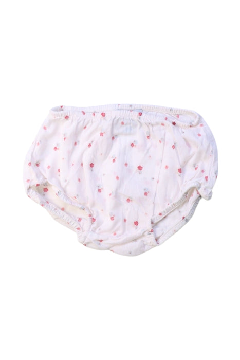 A White Bloomers from CdeC in size 3-6M for girl. (Front View)