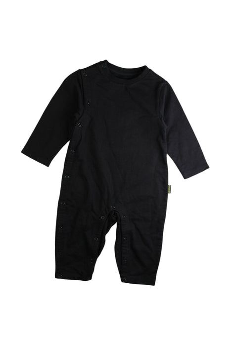 A Black Long Sleeve Bodysuits from Chickeeduck in size 12-18M for boy. (Front View)