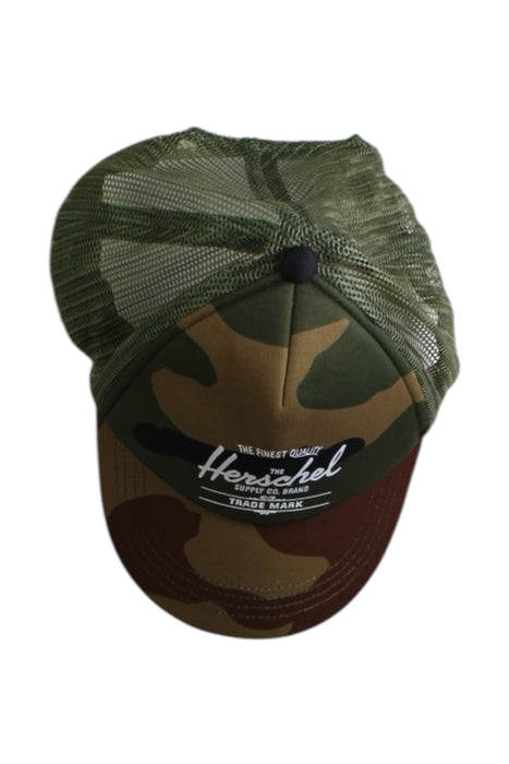 A Green Caps from Herschel in size 3T for boy. (Front View)