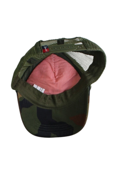 A Green Caps from Herschel in size 3T for boy. (Back View)