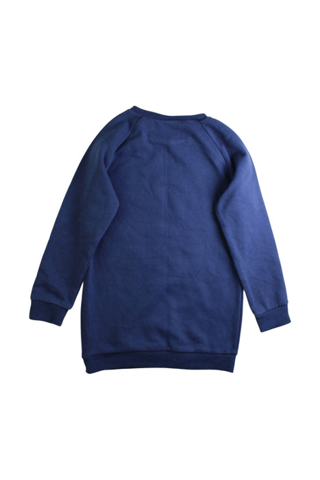 A Navy Crewneck Sweatshirts from Chickeeduck in size 5T for girl. (Back View)