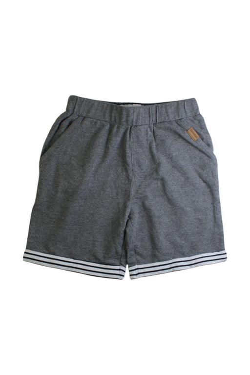 A Grey Shorts from Chickeeduck in size 5T for boy. (Front View)