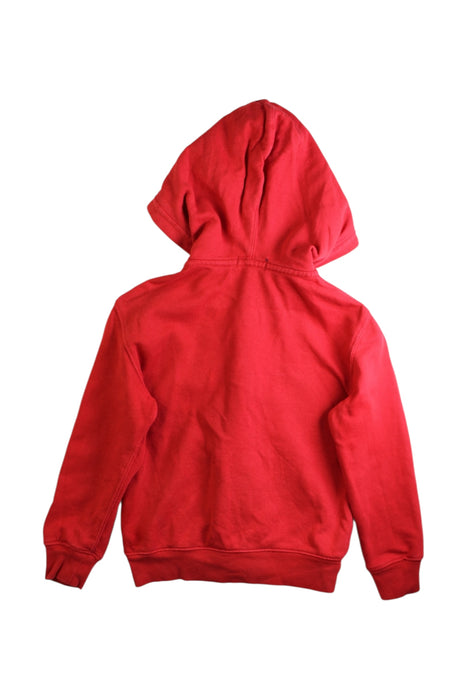 A Red Zippered Sweatshirts from Polo Ralph Lauren in size 4T for boy. (Back View)