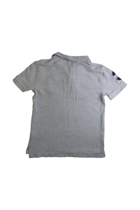 A Grey Short Sleeve Polos from Polo Ralph Lauren in size 6T for boy. (Back View)