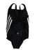 A Black Swimsuits from Adidas in size 7Y for girl. (Back View)