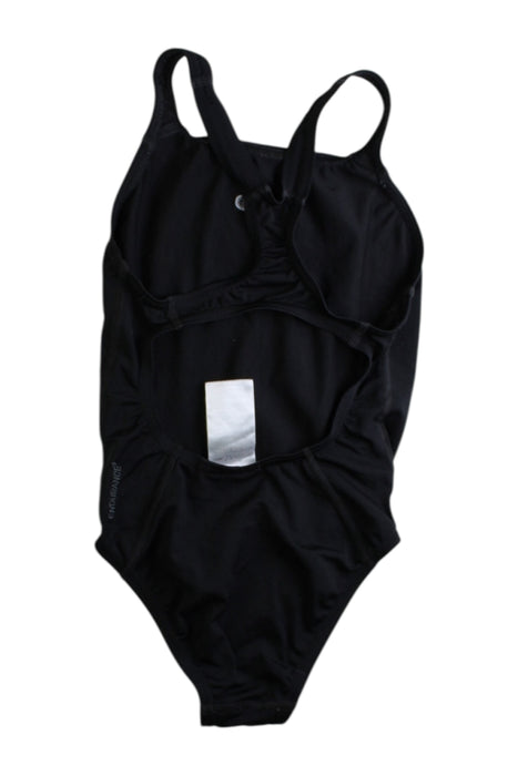A Black Swimsuits from Speedo in size 7Y for girl. (Back View)