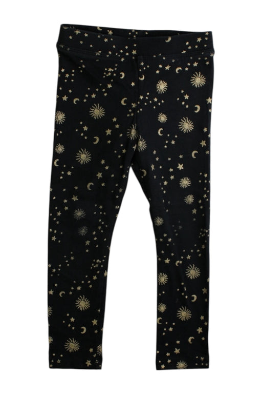 A Black Leggings from Crewcuts in size 3T for girl. (Front View)