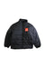 A Black Puffer/Quilted Coats & Outerwear from XLARGE Kids in size 5T for boy. (Front View)