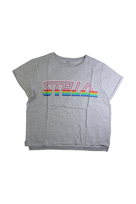 A Grey Short Sleeve T Shirts from Stella McCartney in size 12Y for girl. (Front View)