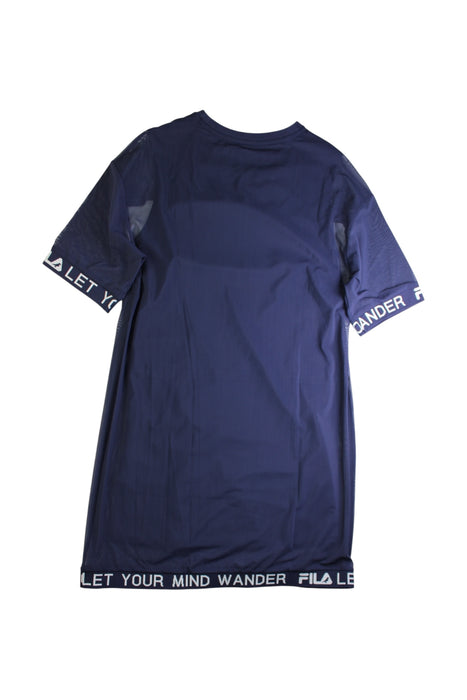 A Navy Short Sleeve Dresses from Fila in size 14Y for girl. (Back View)