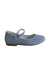 A Blue Flats from Pepa London in size 4T for girl. (Front View)