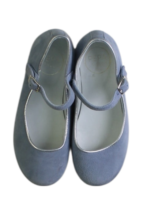 A Blue Flats from Pepa London in size 4T for girl. (Back View)
