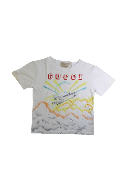 A Multicolour Short Sleeve T Shirts from Gucci in size 6T for boy. (Front View)