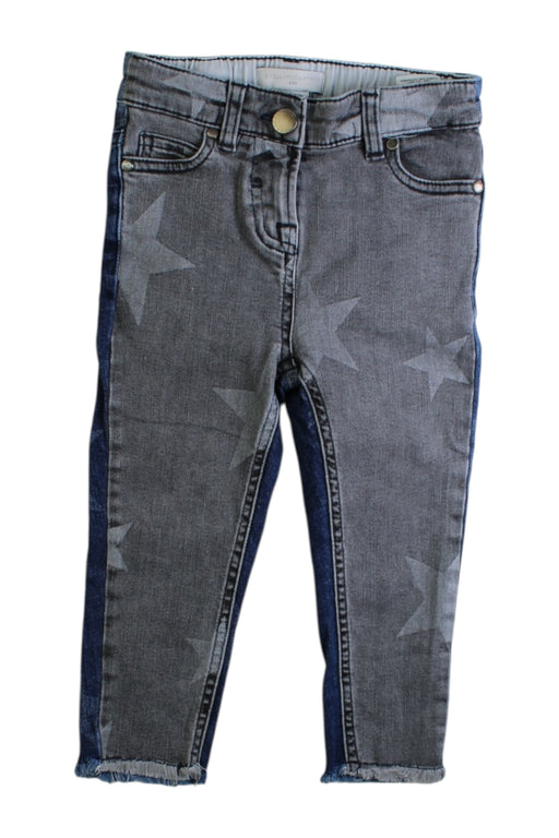 A Grey Jeans from Stella McCartney in size 3T for girl. (Front View)