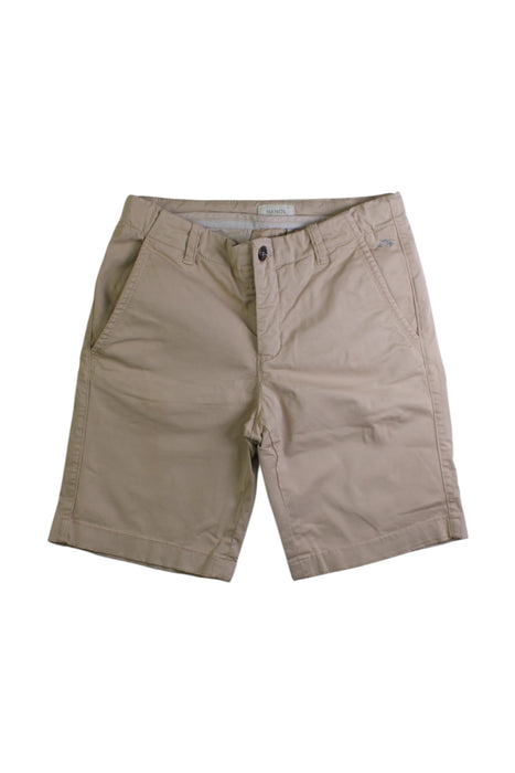 A Beige Shorts from Nanos in size 10Y for boy. (Front View)