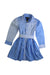 A Blue Long Sleeve Dresses from Polo Ralph Lauren in size 3T for girl. (Front View)