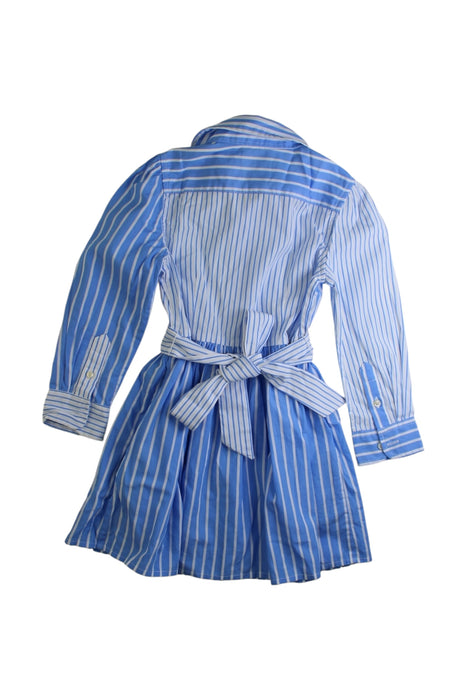 A Blue Long Sleeve Dresses from Polo Ralph Lauren in size 3T for girl. (Back View)