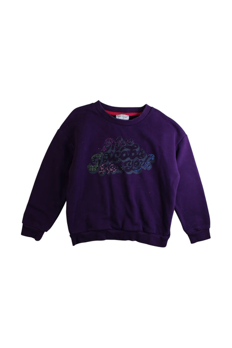 A Purple Crewneck Sweatshirts from The Marc Jacobs in size 8Y for girl. (Front View)