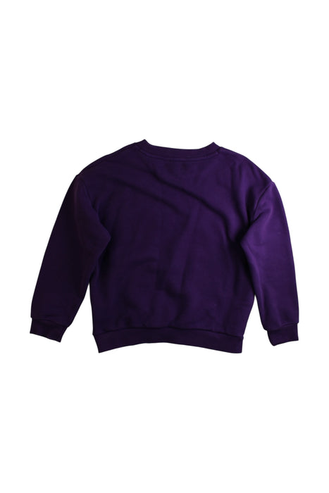 A Purple Crewneck Sweatshirts from The Marc Jacobs in size 8Y for girl. (Back View)