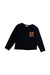 A Navy Long Sleeve Tops from Chloe in size 8Y for girl. (Front View)