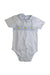A White Short Sleeve Bodysuits from Jojo Maman Bébé in size 18-24M for boy. (Front View)