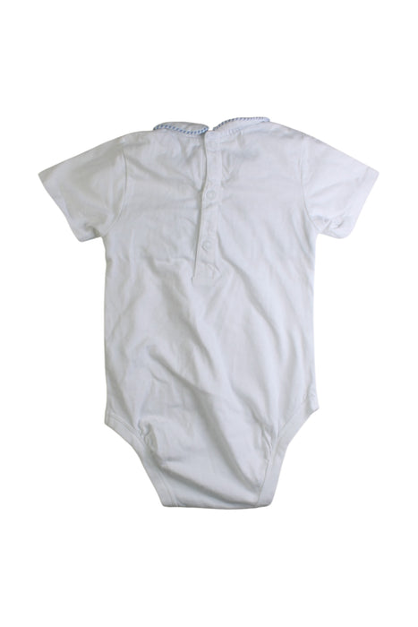 A White Short Sleeve Bodysuits from Jojo Maman Bébé in size 18-24M for boy. (Back View)