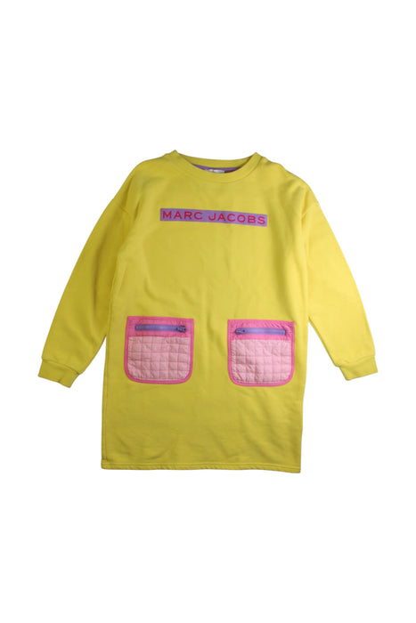 A Yellow Sweater Dresses from The Marc Jacobs in size 8Y for girl. (Front View)