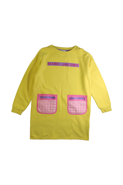 A Yellow Sweater Dresses from The Marc Jacobs in size 8Y for girl. (Front View)