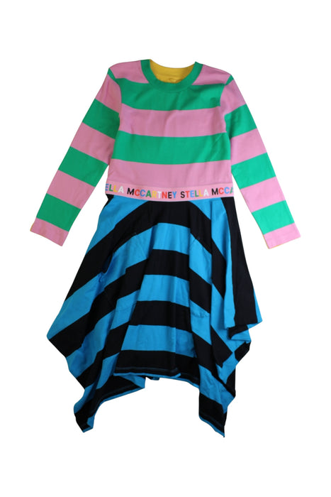 A Multicolour Long Sleeve Dresses from Stella McCartney in size 8Y for girl. (Front View)
