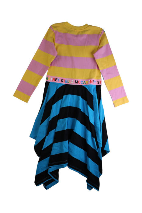 A Multicolour Long Sleeve Dresses from Stella McCartney in size 8Y for girl. (Back View)