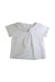 A White Short Sleeve Shirts from Caramelo Kids in size 18-24M for boy. (Front View)