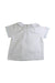 A White Short Sleeve Shirts from Caramelo Kids in size 18-24M for boy. (Back View)