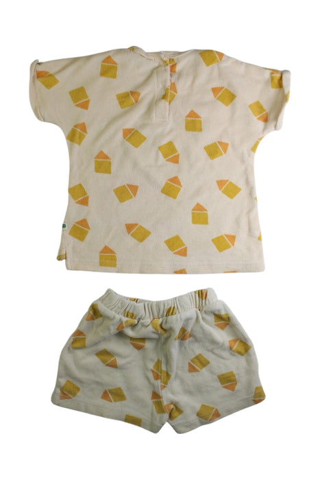 A Yellow Shorts Sets from The Bonnie Mob in size 18-24M for boy. (Back View)
