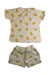 A Yellow Shorts Sets from The Bonnie Mob in size 18-24M for boy. (Back View)