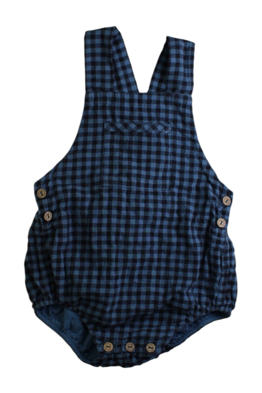 A Blue Overall Shorts from Wedoble in size 18-24M for boy. (Front View)