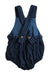 A Blue Overall Shorts from Wedoble in size 18-24M for boy. (Back View)