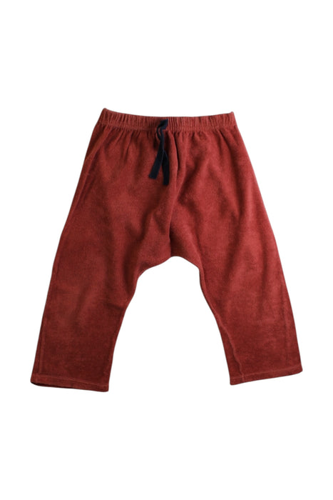 A Burgundy Casual Pants from Petit Bateau in size 12-18M for boy. (Front View)