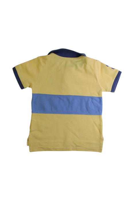 A Yellow Short Sleeve Polos from Ralph Lauren in size 2T for boy. (Back View)