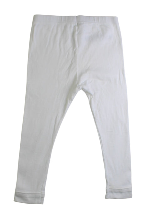 A White Leggings from Petit Bateau in size 2T for neutral. (Back View)