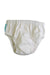 A White Swim Diapers from Charlie Banana in size 6-12M for boy. (Front View)