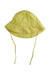A Yellow Sun Hats from Jacadi in size 6-12M for girl. (Front View)