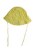 A Yellow Sun Hats from Jacadi in size 6-12M for girl. (Back View)