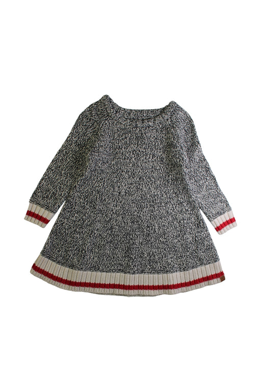 A Grey Sweater Dresses from Roots in size 2T for girl. (Front View)