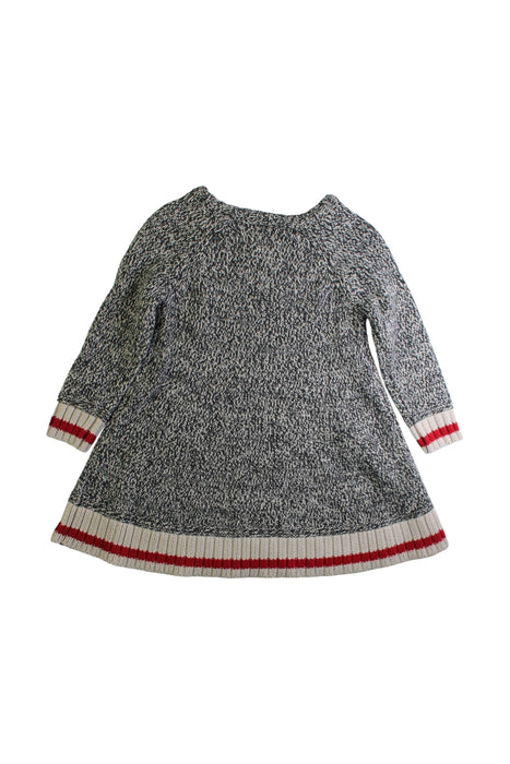 A Grey Sweater Dresses from Roots in size 2T for girl. (Back View)