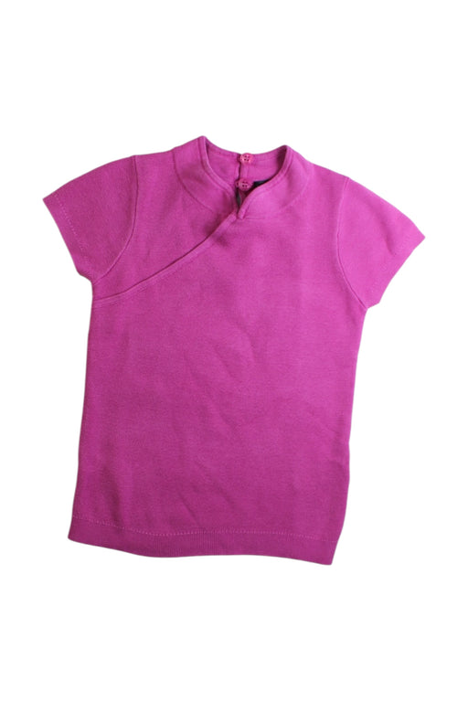 A Pink Short Sleeve Tops from Shanghai Tang in size 4T for girl. (Front View)