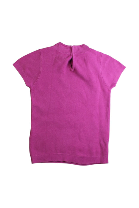 A Pink Short Sleeve Tops from Shanghai Tang in size 4T for girl. (Back View)